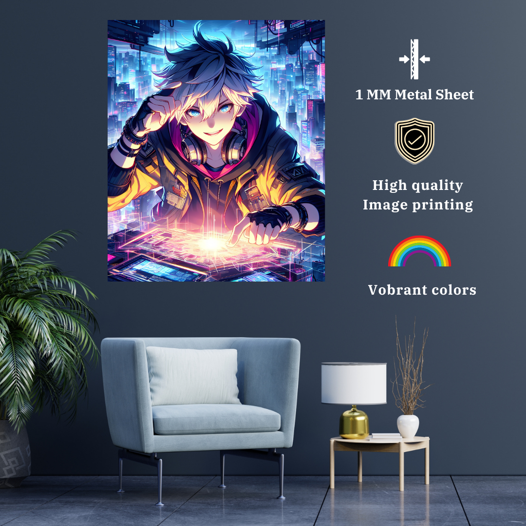 Anime Metal Print