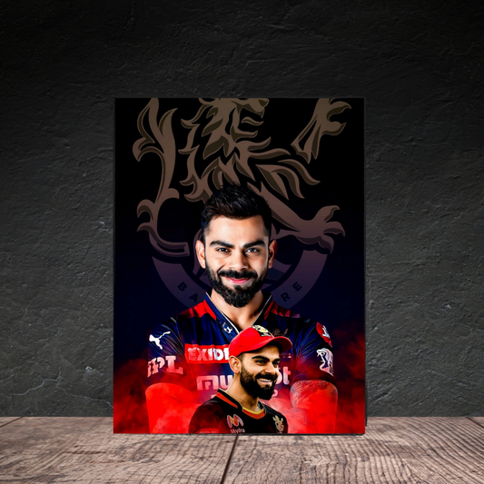 Virat Kohli RCB Metal Print