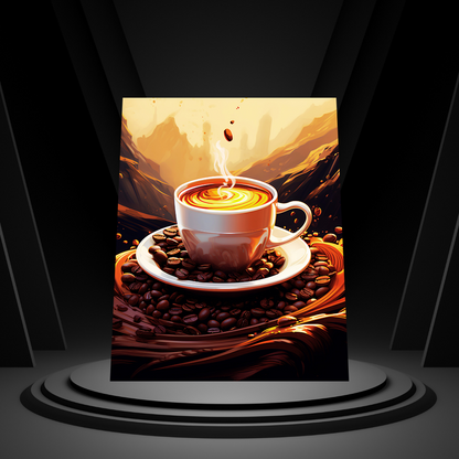 Coffe Wall Metal Print